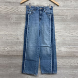 Two Tone Wide Leg Jeans 10