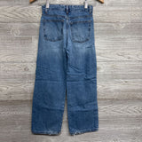 Two Tone Wide Leg Jeans 10
