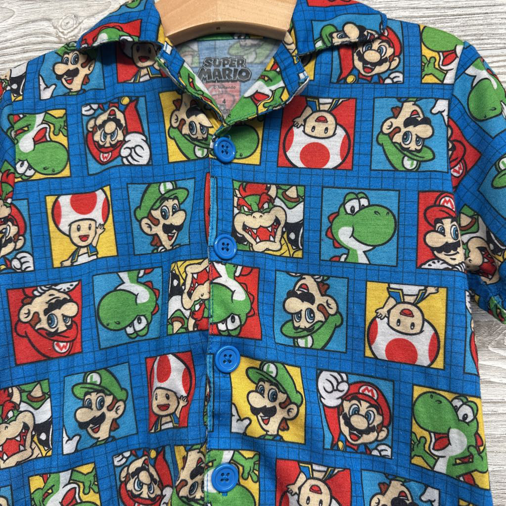 2 Pc Button Up PJs Characters 4