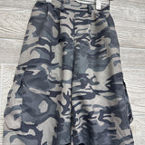 Camo Wide Leg Cargo Pants 8