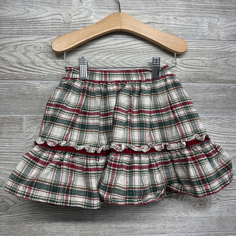 Sweater Nordic Hearts & Plaid Skirt 3T