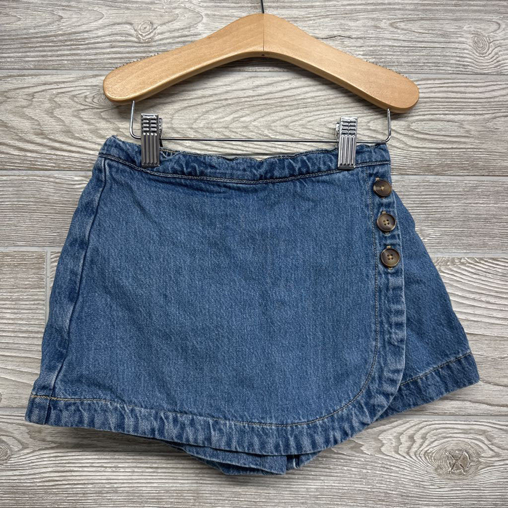 Denim Wrap Skort 8