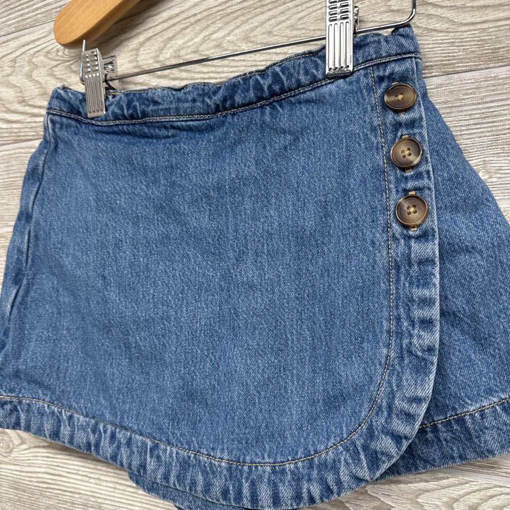 Denim Wrap Skort 8