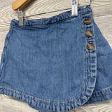 Denim Wrap Skort 8