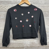 Crewneck Sequin Flowers 10-12