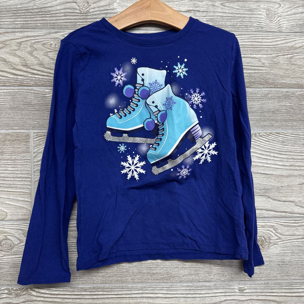 LS Shirt Ice Skates 5-6