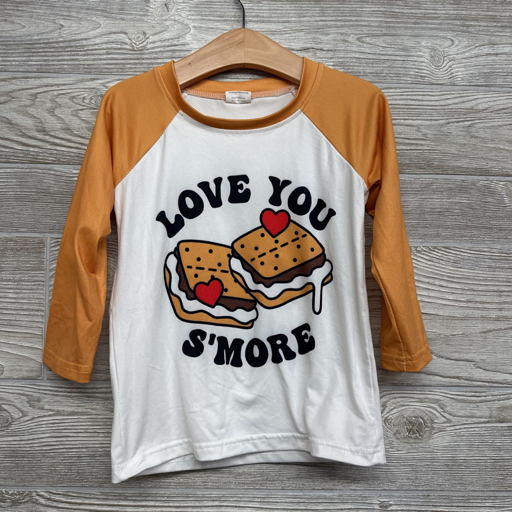 LS Shirt Love You S'more 4T