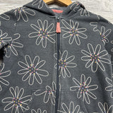 Full Zip Hoodie Flowers 7-8 *