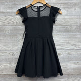 NEW Flutter Sleeve Twirl Dress Mesh Dots 7