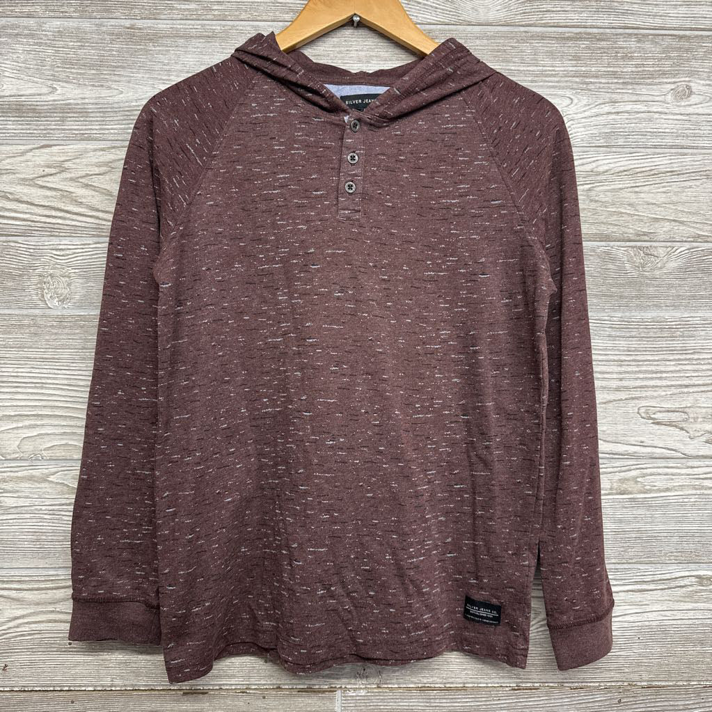 LS Henley Shirt W/ Hood 12-14