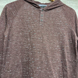 LS Henley Shirt W/ Hood 12-14