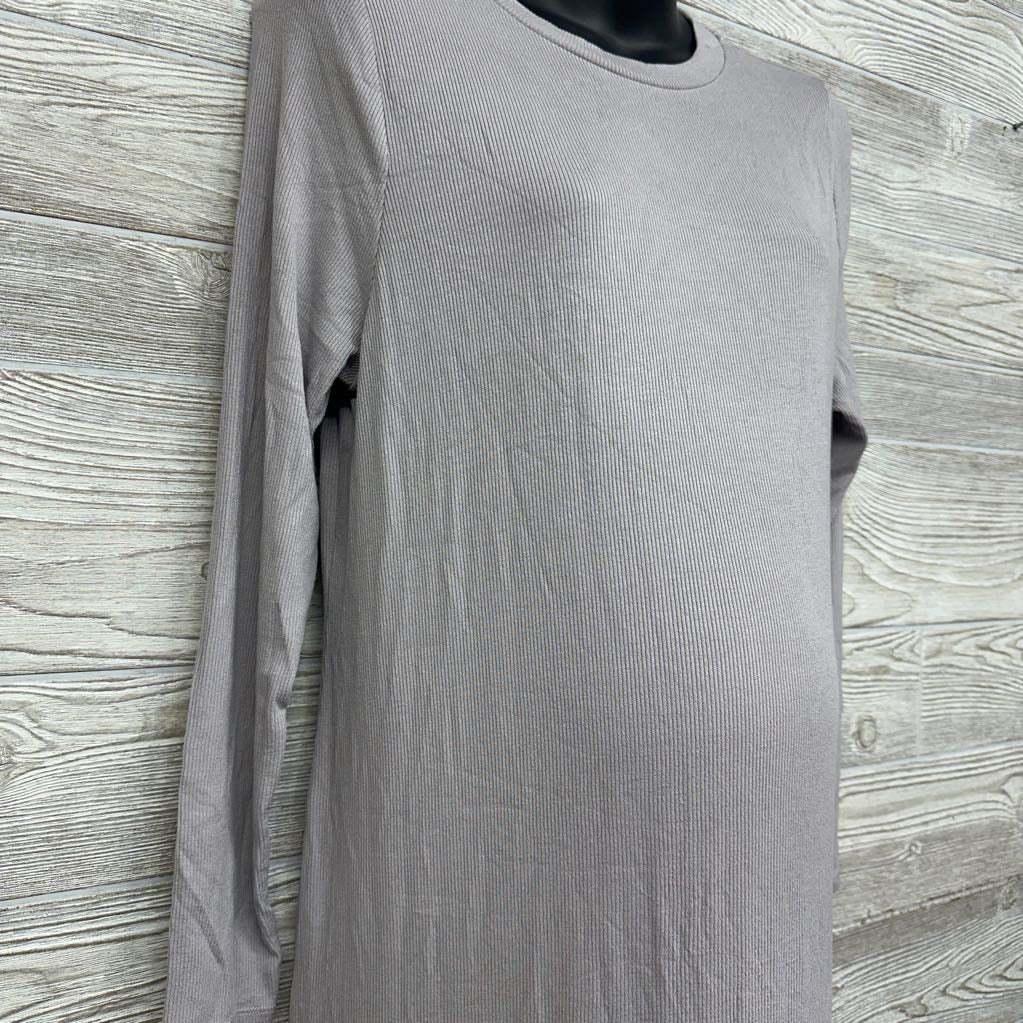NEW LS Ribbed Bodycon Dress Large
