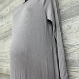 NEW LS Ribbed Bodycon Dress Large