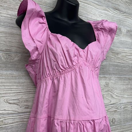 NEW Tiered Flutter Sleeve Dress Medium