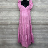NEW Tiered Flutter Sleeve Dress Large