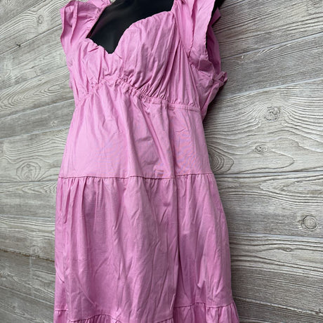 NEW Tiered Flutter Sleeve Dress Large