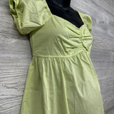 NEW Cap Sleeve Blouse Smocked Back XS