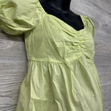 NEW Cap Sleeve Blouse Smocked Back Small