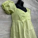 NEW Cap Sleeve Blouse Smocked Back Small