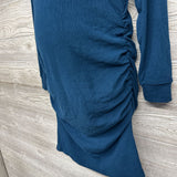 NEW Mock Neck Ribbed Bodycon Dress XL
