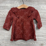 NEW LS Dress Bows & Ruffles 6M