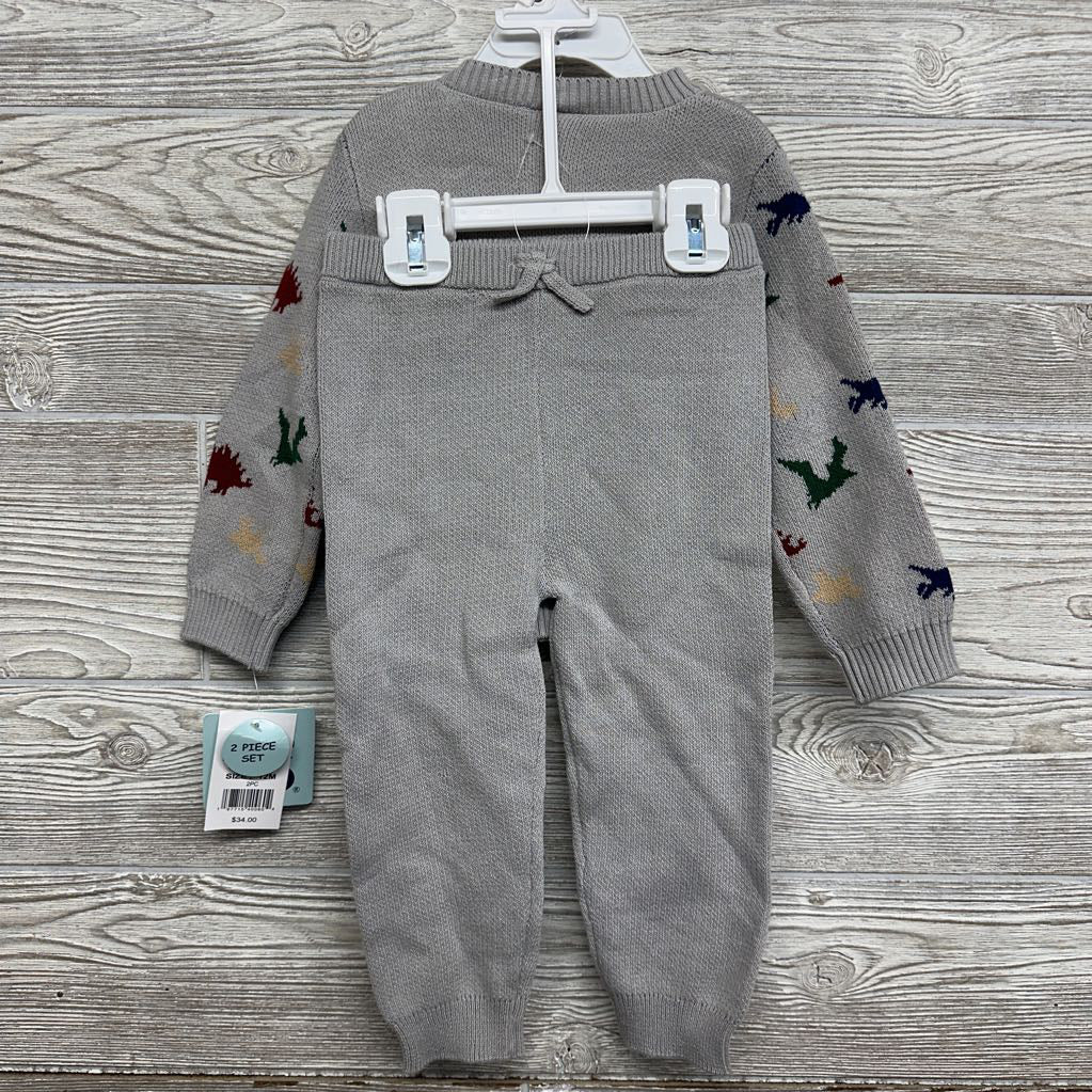 NEW Sweater Dinosaurs & Sweater Pants 12M