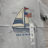 NEW Shirt Sailboat Free At The Sea 18M