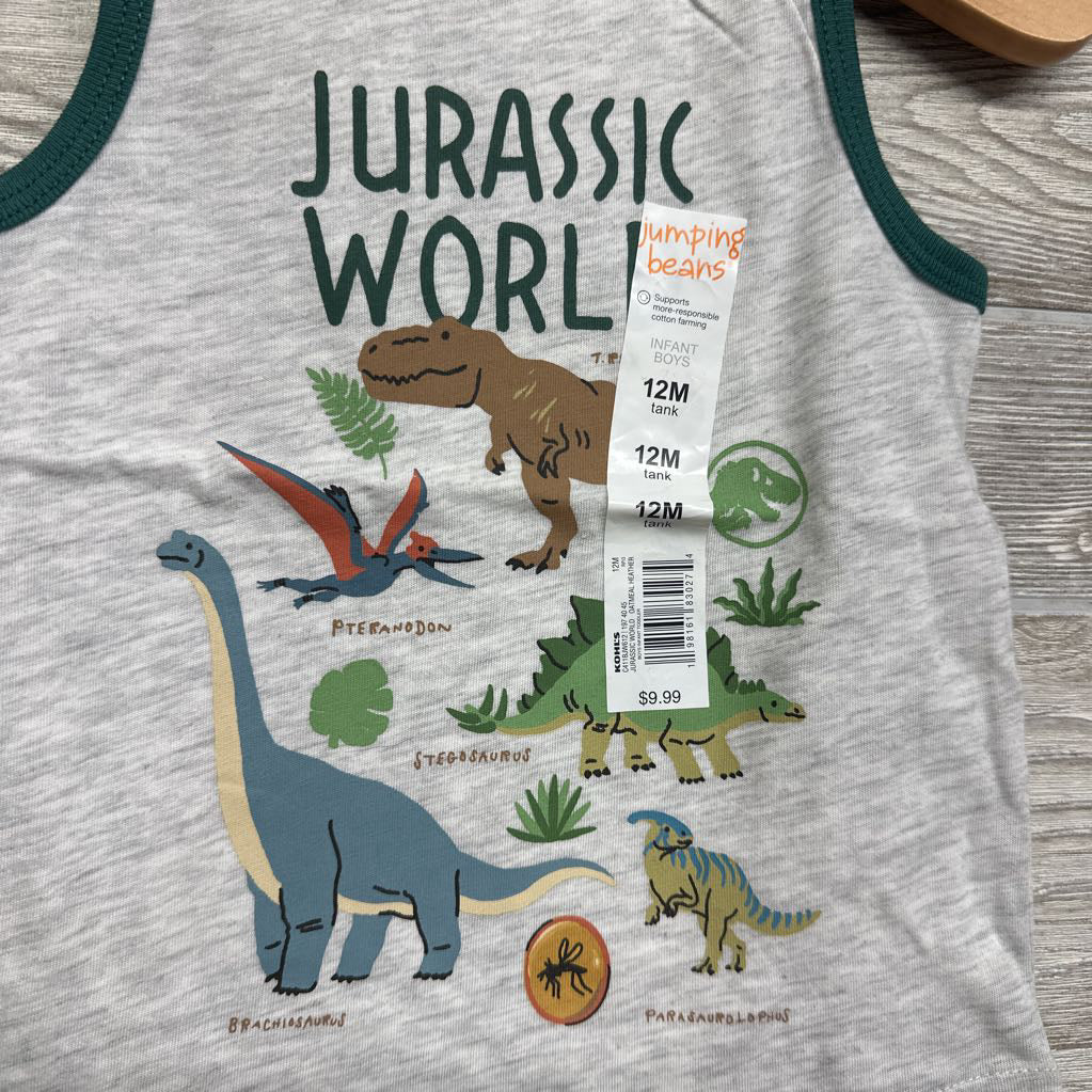 NEW Tank Top Jurassic World 12M