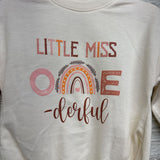 Crew Bodysuit Little Miss One-derful 6-12