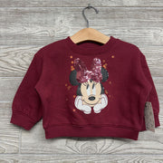 NEW Crewneck Minnie Mouse Sequins Bow 12M