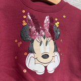 NEW Crewneck Minnie Mouse Sequins Bow 12M