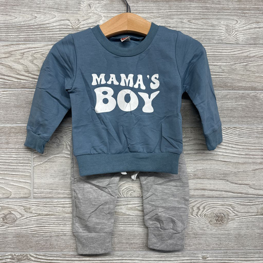 NEW Crewneck Mama's Boy & Sweatpants 3-6M