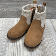 Side Zip Sweater Boots 7c