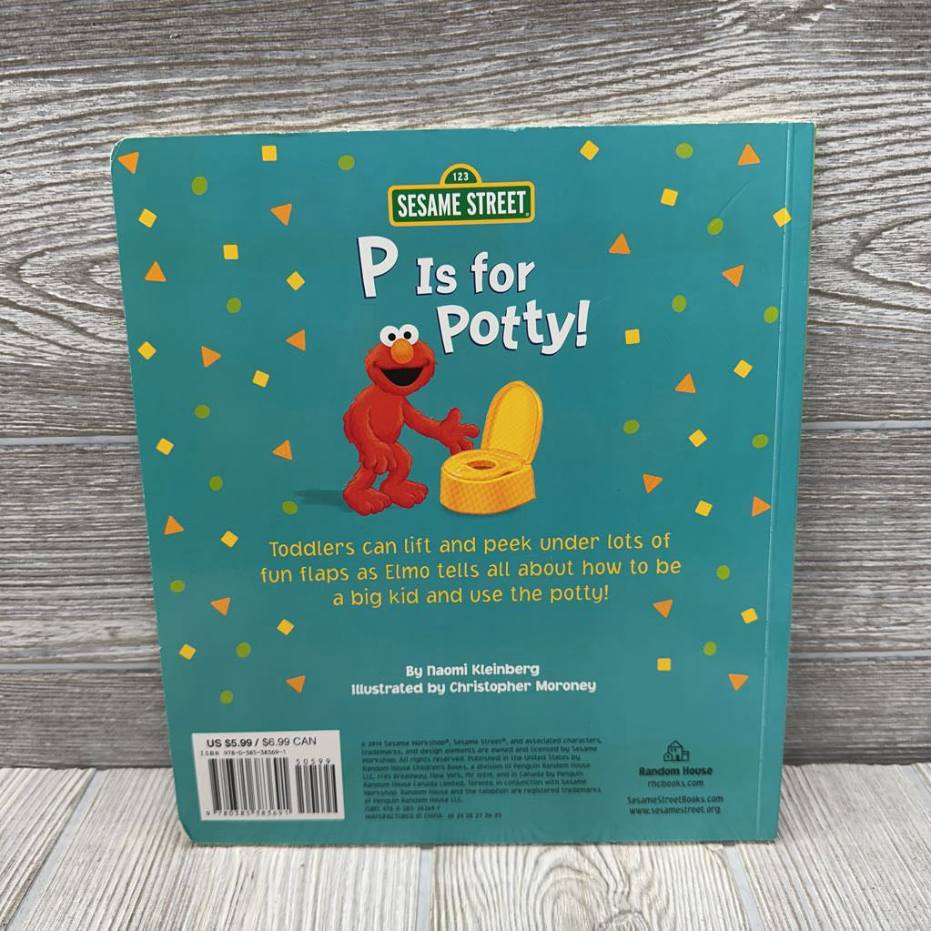 P Is For Potty Sesame Street Board Book
