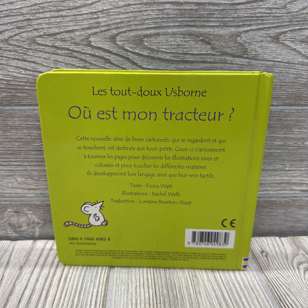 Usborne Ou Est Mon Tracteur Board Book