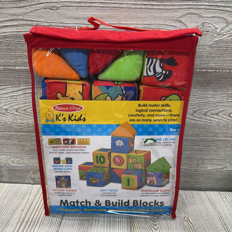 K's Kids Match & Build Blocks