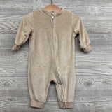 Velour Outfit Embossed Logo 6M