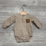 Organic Pocket Bodysuit 3-6M