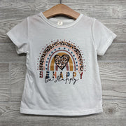 Shirt Be Happy Rainbow 4t