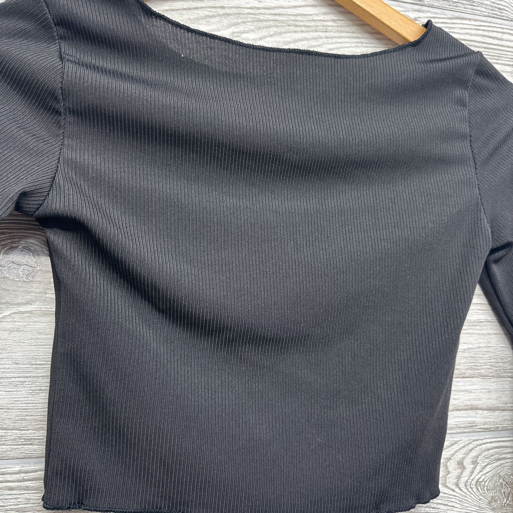 Crop Ribbed LS Shirt 8
