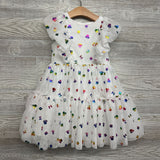Tulle Dress Ruffles Metallic Bows & Minnie Mouse 5t