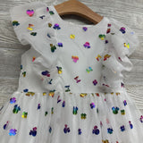 Tulle Dress Ruffles Metallic Bows & Minnie Mouse 5t