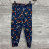 2 PC Pj Mickey & Minnie Pumpkins, Skeletons 3t