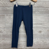Ribbed Leggings Lettuce Trim 3t