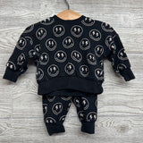 Crewneck & Jogger Smiley Faces 3-6M