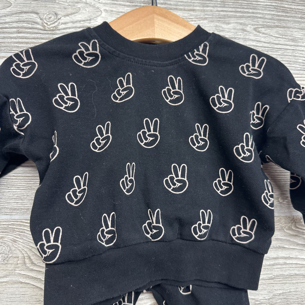 Crewneck & Jogger Peace 3-6M