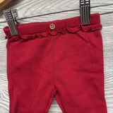 Waffle Knit Ruffle Pants 3M