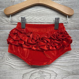 Crushed Velvet Ruffle Butt Shorts 3-6M