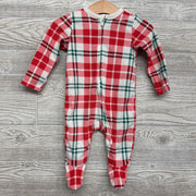 Flannel Plaid Sleeper 3-6M