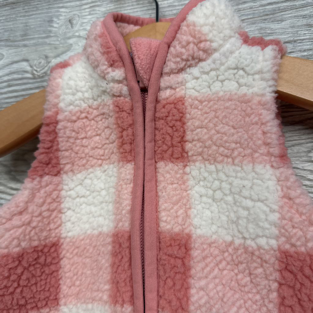 Sherpa Gingham Vest 0-3M